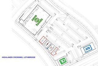 405 Highlands Blvd, Lethbridge, AB à louer Plan de site- Image 1 de 1