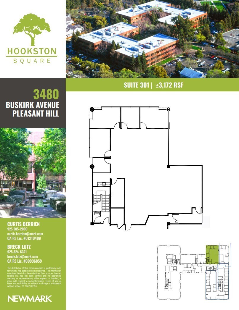 3478 Buskirk Ave, Pleasant Hill, CA à louer Plan d’étage- Image 1 de 1