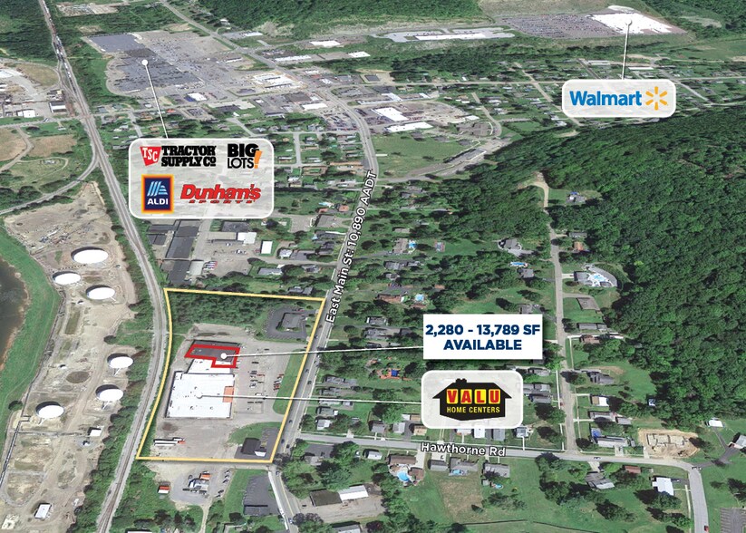 661 E Main St, Bradford, PA à louer - Aérien - Image 2 de 2