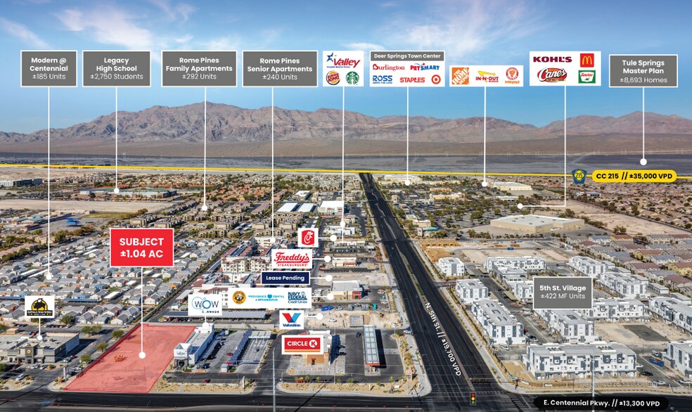 E Centennial Pky, Las Vegas, NV for sale - Aerial - Image 2 of 3