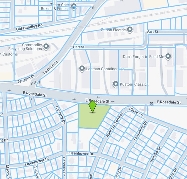5720 Rosedale st, Fort Worth, TX for lease - Plat Map - Image 2 of 2