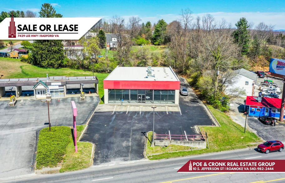 7429 Lee Hwy, Radford, VA à vendre - Photo du bâtiment - Image 1 de 12