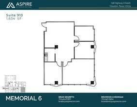 738 Highway 6 S, Houston, TX for lease Floor Plan- Image 1 of 2