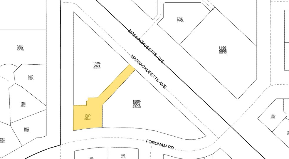 4300 Fordham Rd NW, Washington, DC for lease - Plat Map - Image 2 of 7