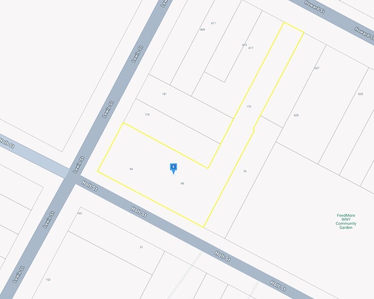 175 Lewis St, Buffalo, NY à louer - Plan cadastral - Image 1 de 1