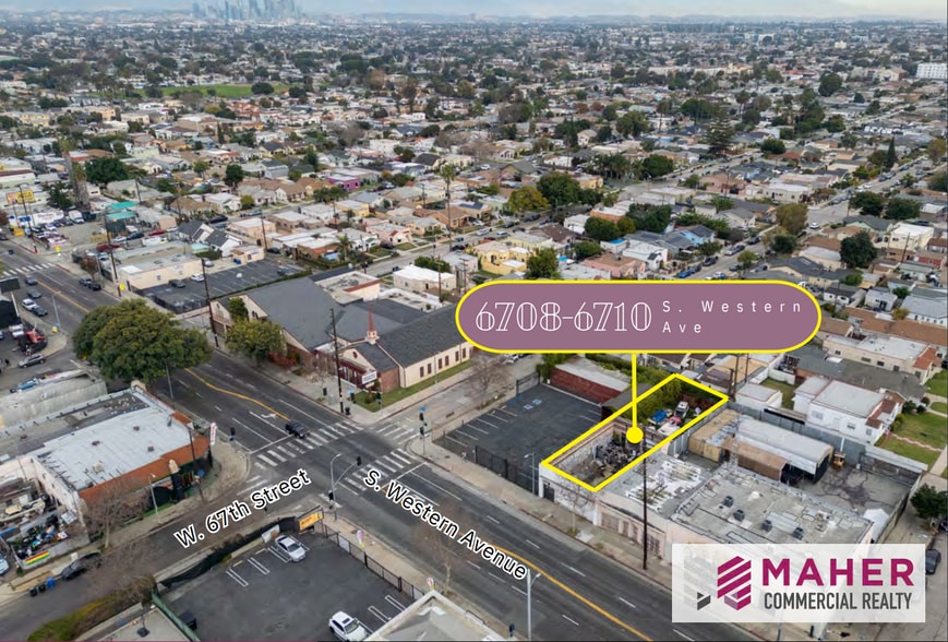 6710 S Western Ave, Los Angeles, CA for sale - Aerial - Image 2 of 22
