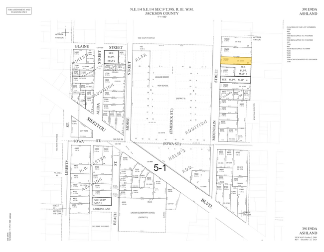 Plus de détails pour 128 S Mountain Ave, Ashland, OR - Multi-résidentiel à vendre