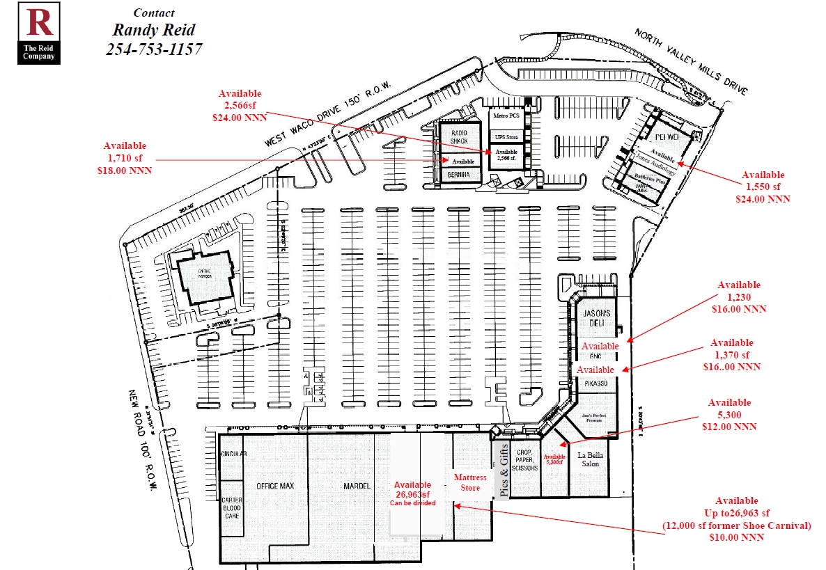 4300-4324 W Waco Dr, Waco, TX for lease Site Plan- Image 1 of 1