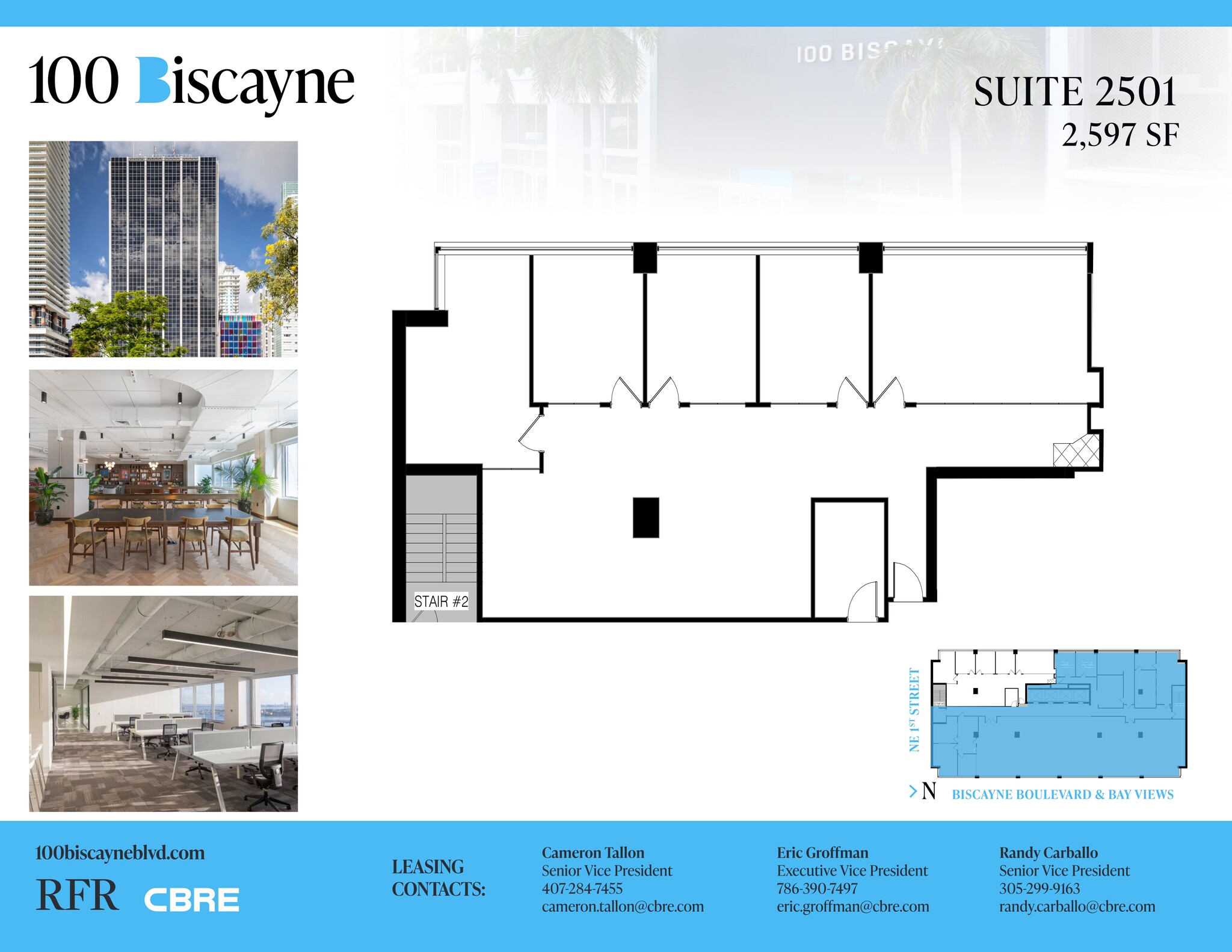 100 N Biscayne Blvd, Miami, FL for lease Site Plan- Image 1 of 6