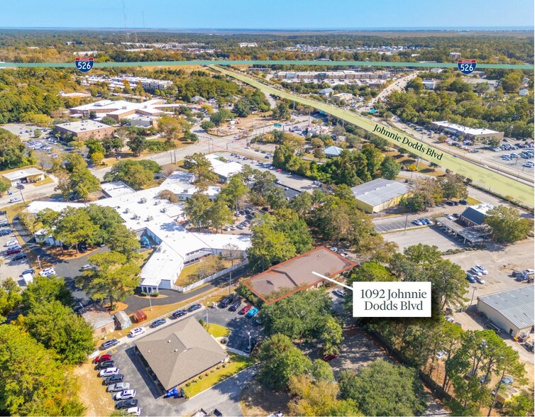 1092 Johnnie Dodds Rd, Mount Pleasant, SC for lease - Aerial - Image 2 of 25