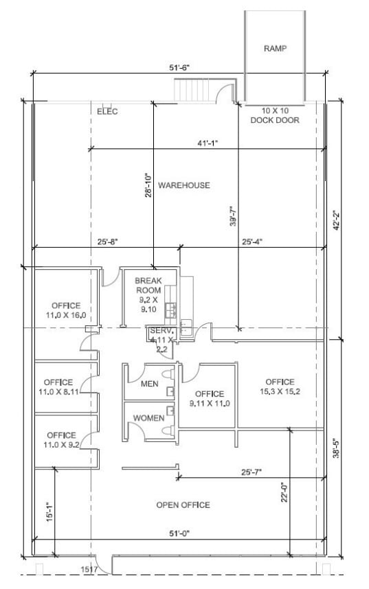 1517 W Carrier Pky, Grand Prairie, TX for lease Floor Plan- Image 1 of 1