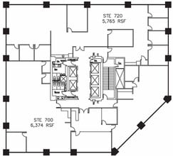 1801 Broadway, Denver, CO for lease Floor Plan- Image 1 of 1