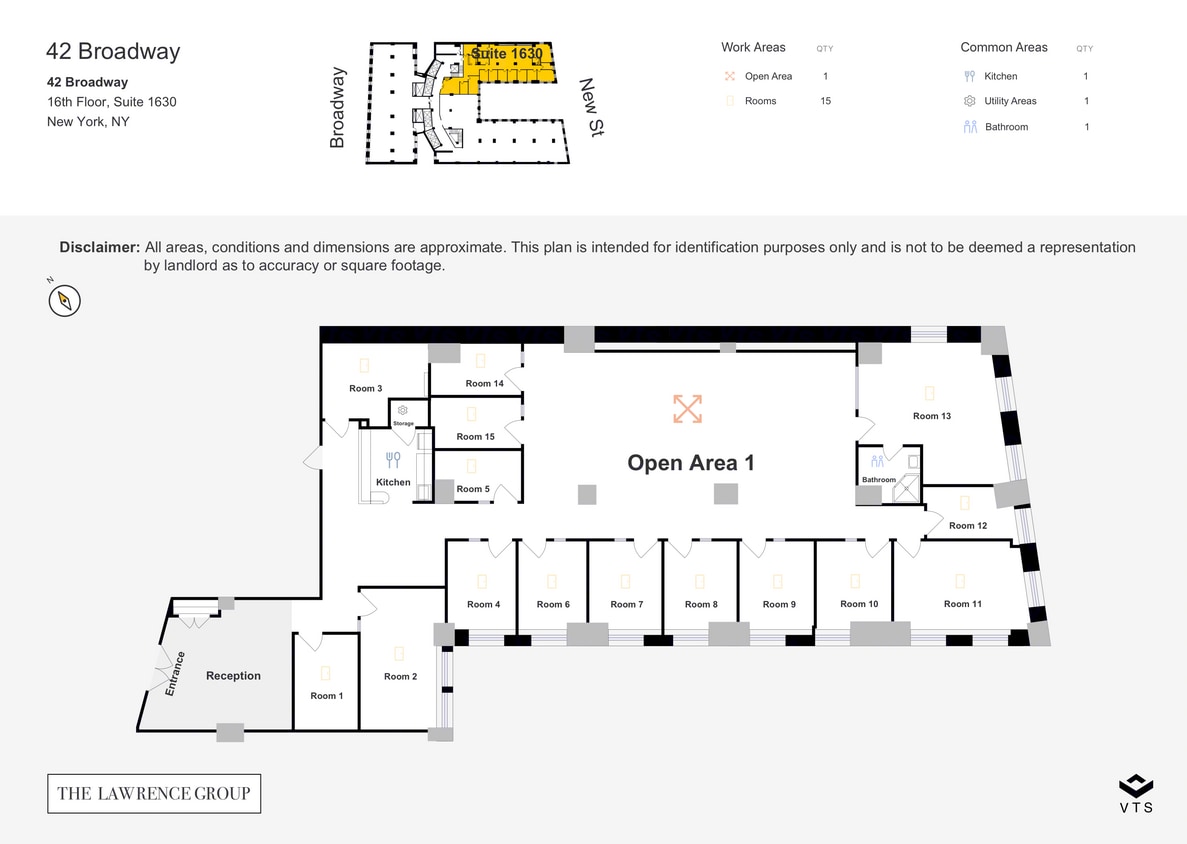 42 Broadway, New York, NY for lease Floor Plan- Image 1 of 10