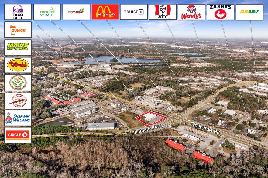 4317 Ogeechee Rd, Savannah, GA à louer - Photo du bâtiment - Image 2 de 8