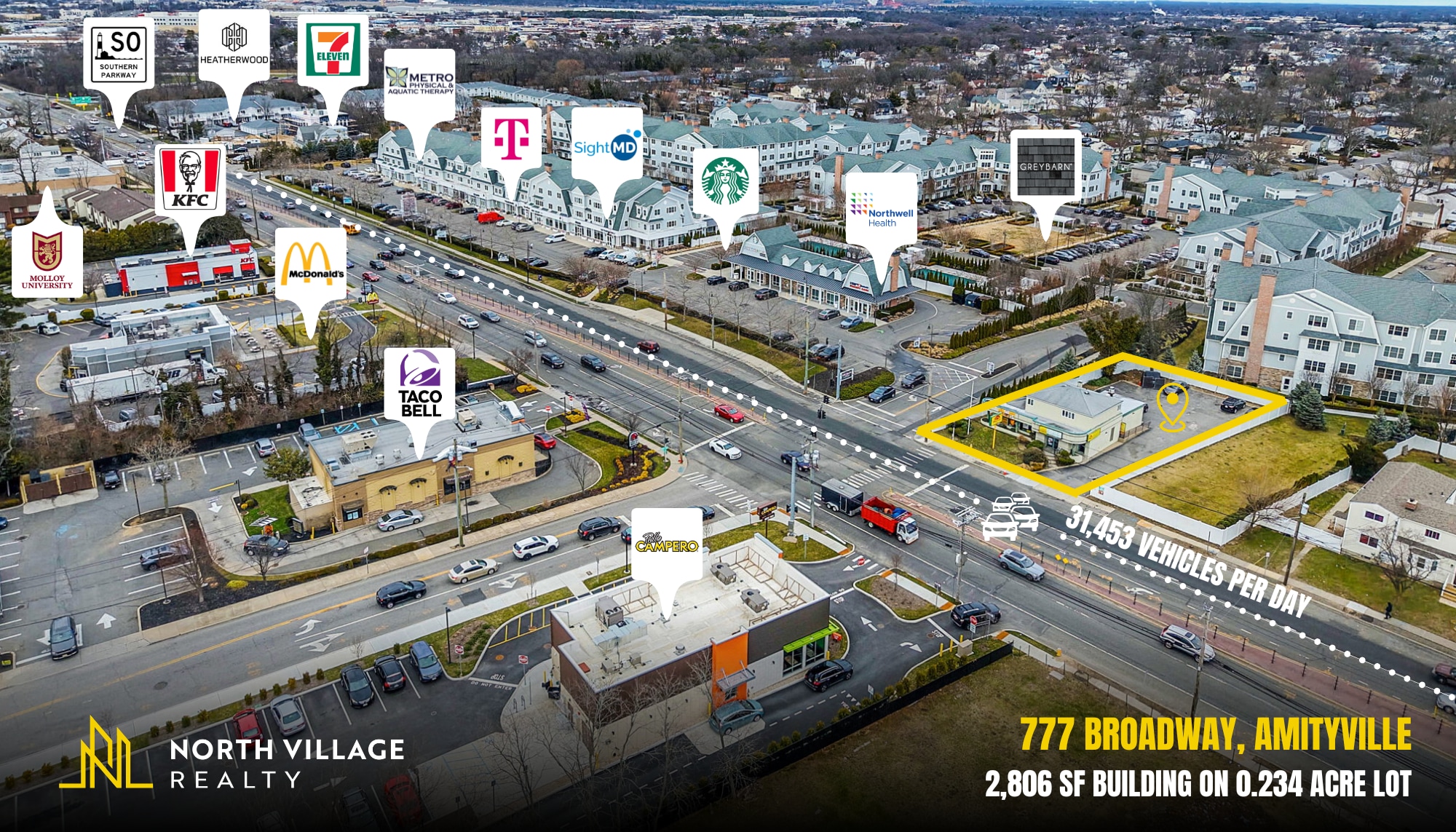 777 Broadway, Amityville, NY à vendre Photo principale- Image 1 de 12