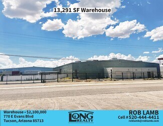 Plus de détails pour 770 E Evans Blvd, Tucson, AZ - Industriel à vendre