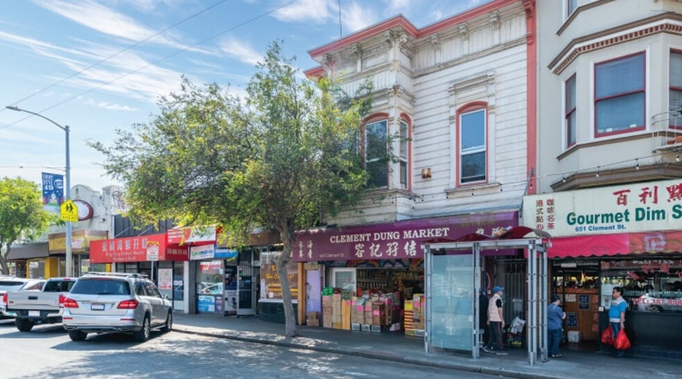 637-639 Clement St, San Francisco, CA à vendre - Photo du bâtiment - Image 1 de 28