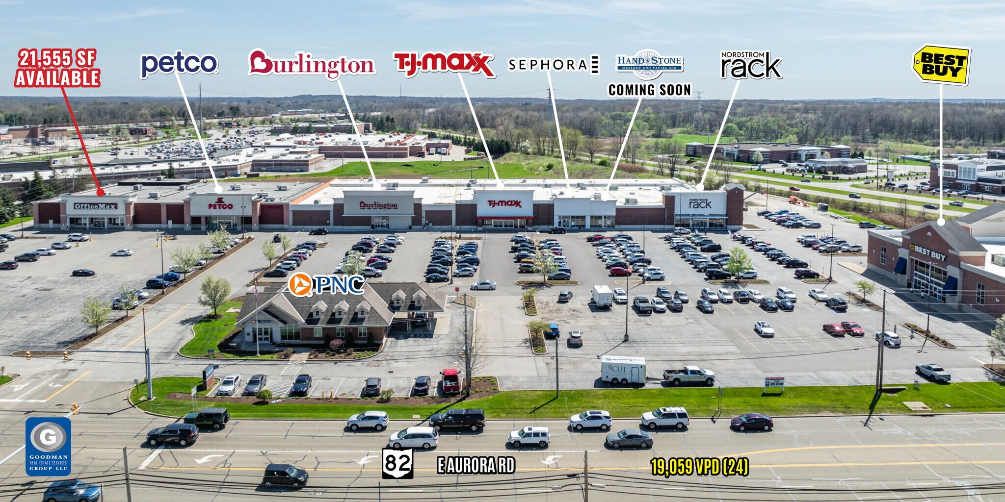 496-524 E Aurora Rd, Macedonia, OH for lease Building Photo- Image 1 of 7