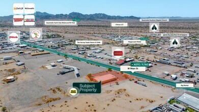 925 W Main St, Quartzsite, AZ - Aerial  map view - Image1