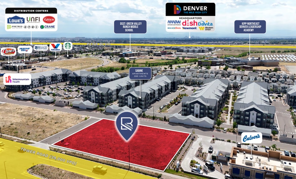 5035 Tower Rd, Denver, CO for sale - Aerial - Image 2 of 5