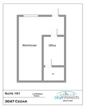 3047 Cedar Dr, La Marque, TX for lease Site Plan- Image 1 of 1