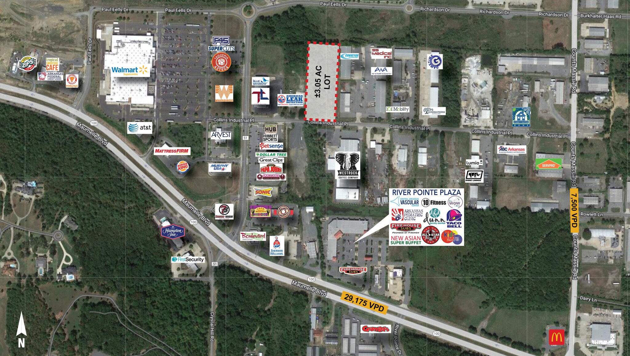 13 Collins Industrial Pl, North Little Rock, AR for sale Primary Photo- Image 1 of 4