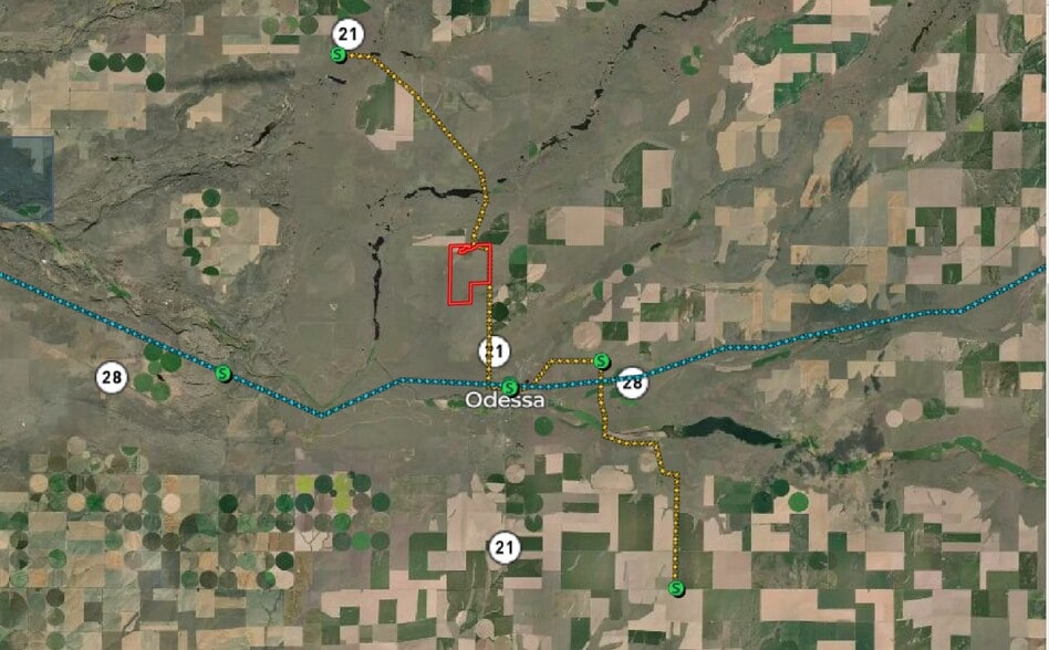 7027 State Route 21 N, Odessa, WA for lease - Aerial - Image 3 of 3