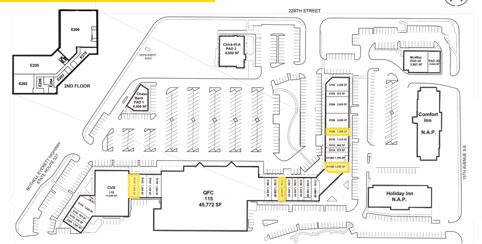 22833 Bothell-Everett Hwy, Bothell, WA for lease Site Plan- Image 1 of 1