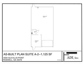 5055 Old Ellis Pt, Roswell, GA for lease Site Plan- Image 1 of 1