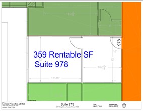 3701-3801 Kirby & 2401 Portsmouth, Houston, TX à louer Plan d  tage- Image 1 de 1