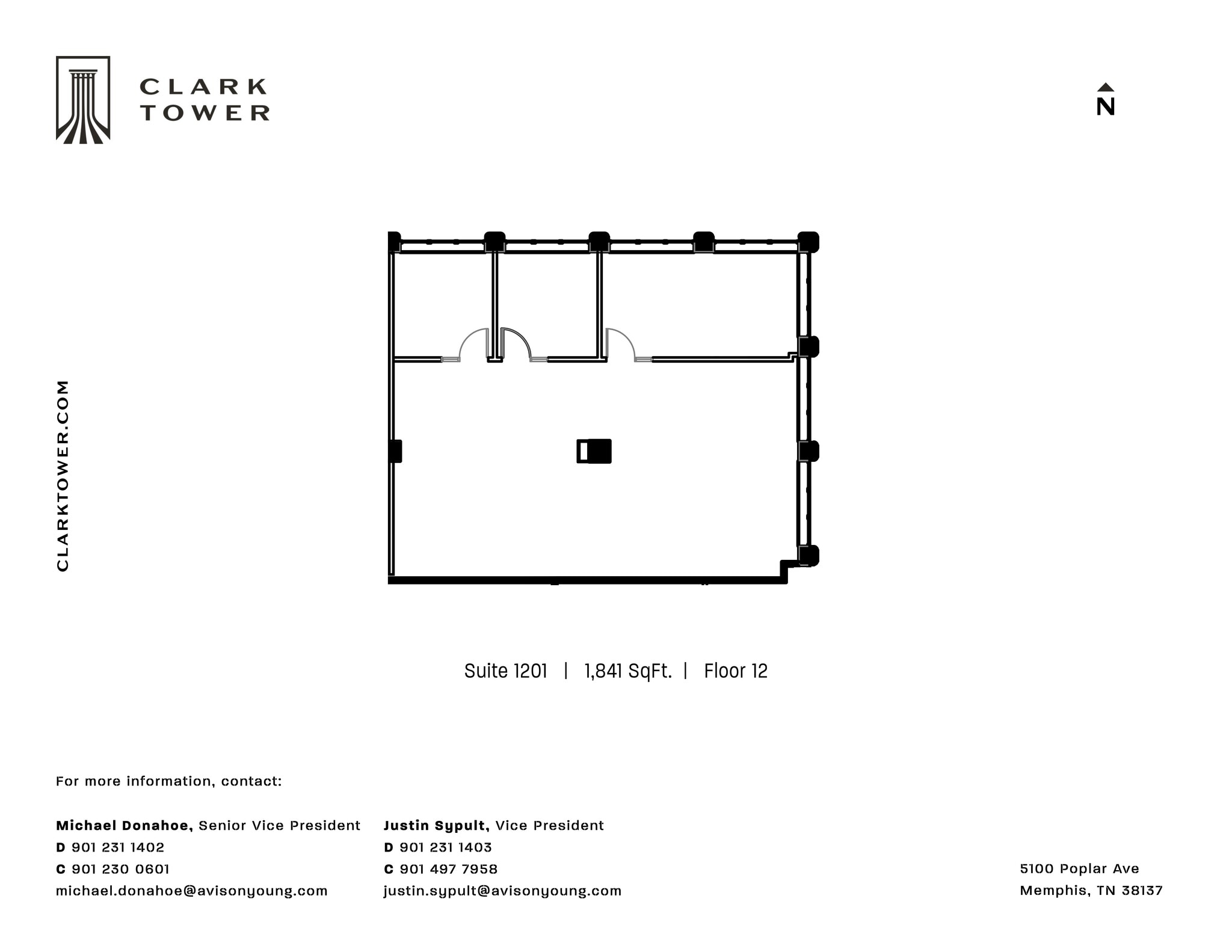 5100 Poplar Ave, Memphis, TN for lease Site Plan- Image 1 of 1