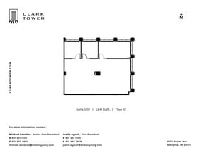 5100 Poplar Ave, Memphis, TN for lease Site Plan- Image 1 of 1