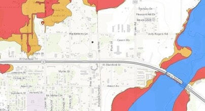 3535 Pine St, Abilene, TX - AERIAL  map view
