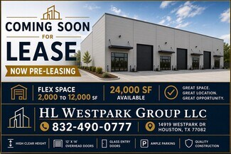 Plus de détails pour 14919 Westpark Dr, Houston, TX - Local d'activités à louer