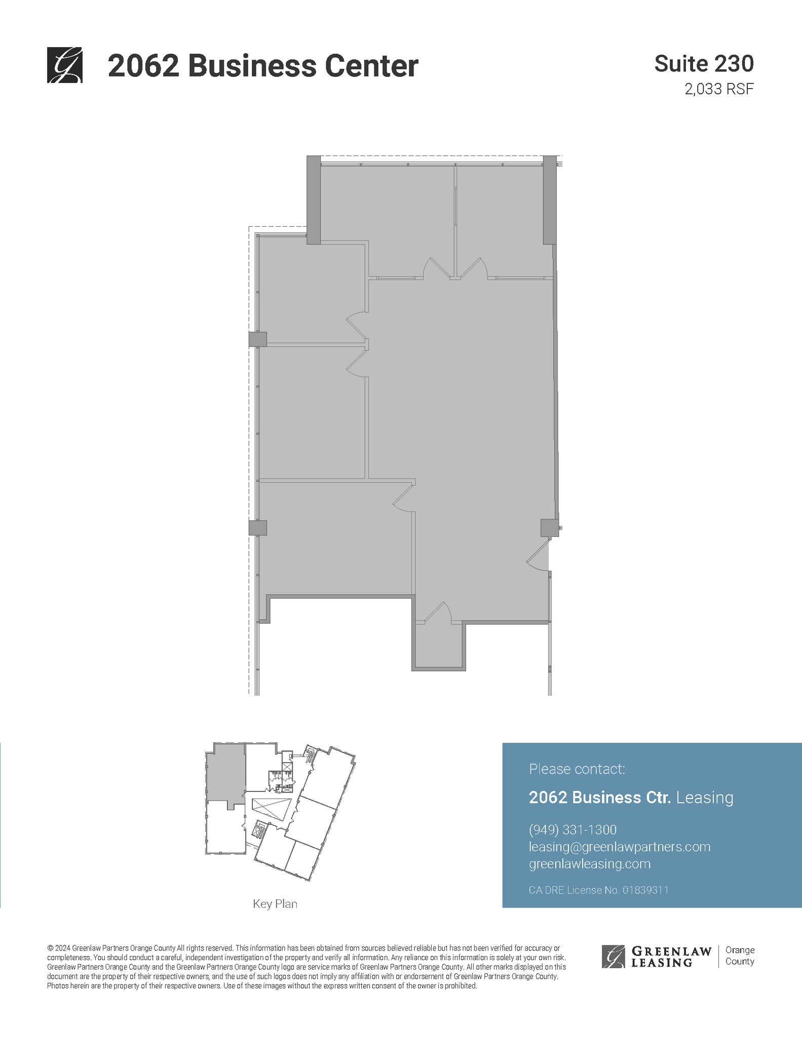 2062 Business Center Dr, Irvine, CA for lease Floor Plan- Image 1 of 1