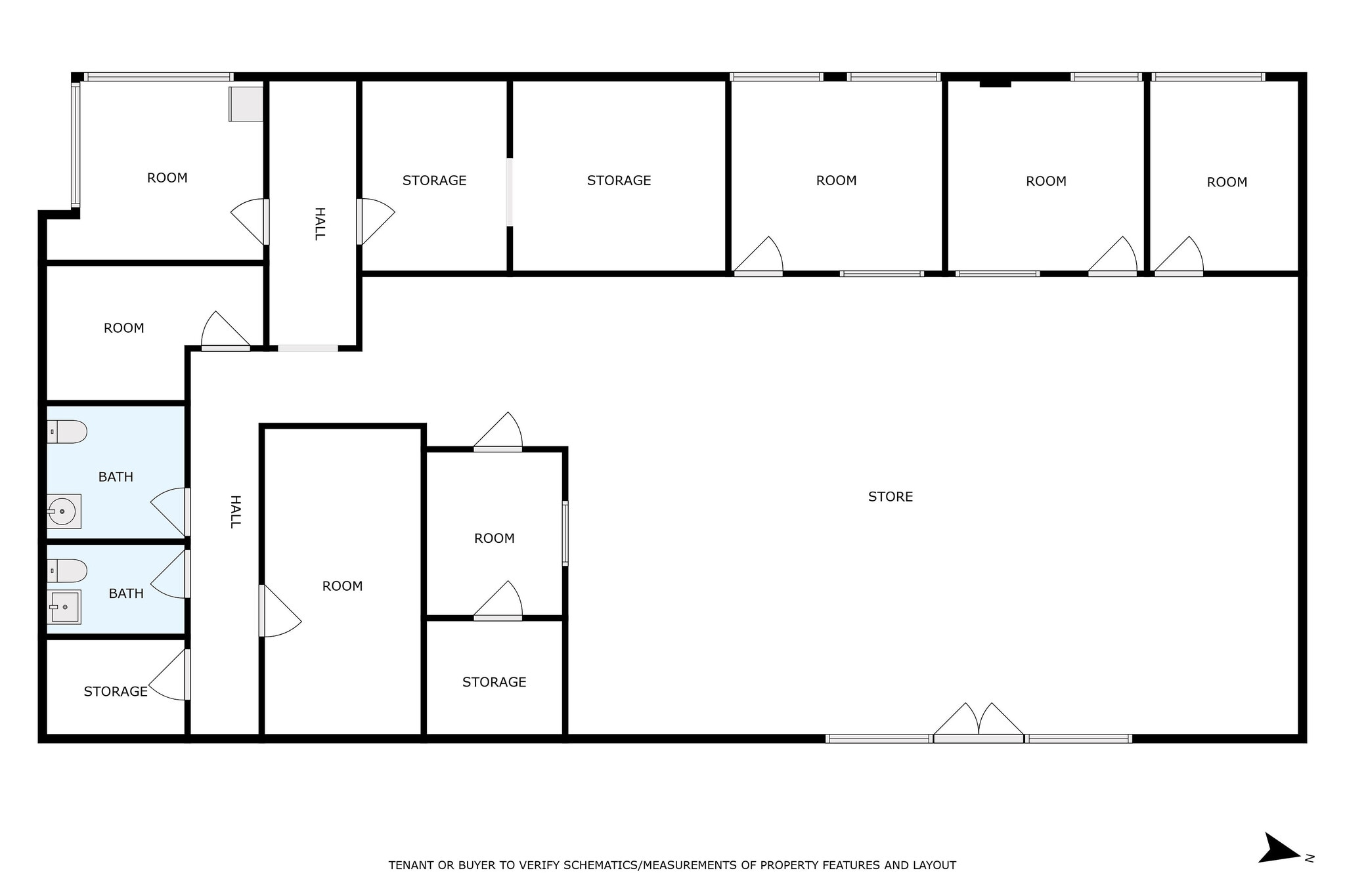 1402 Pacific Coast Hwy, Hermosa Beach, CA à louer Plan d’étage- Image 1 de 1
