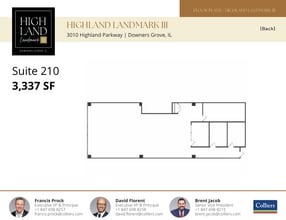 3010 Highland Pky, Downers Grove, IL à louer Plan d’étage- Image 1 de 1