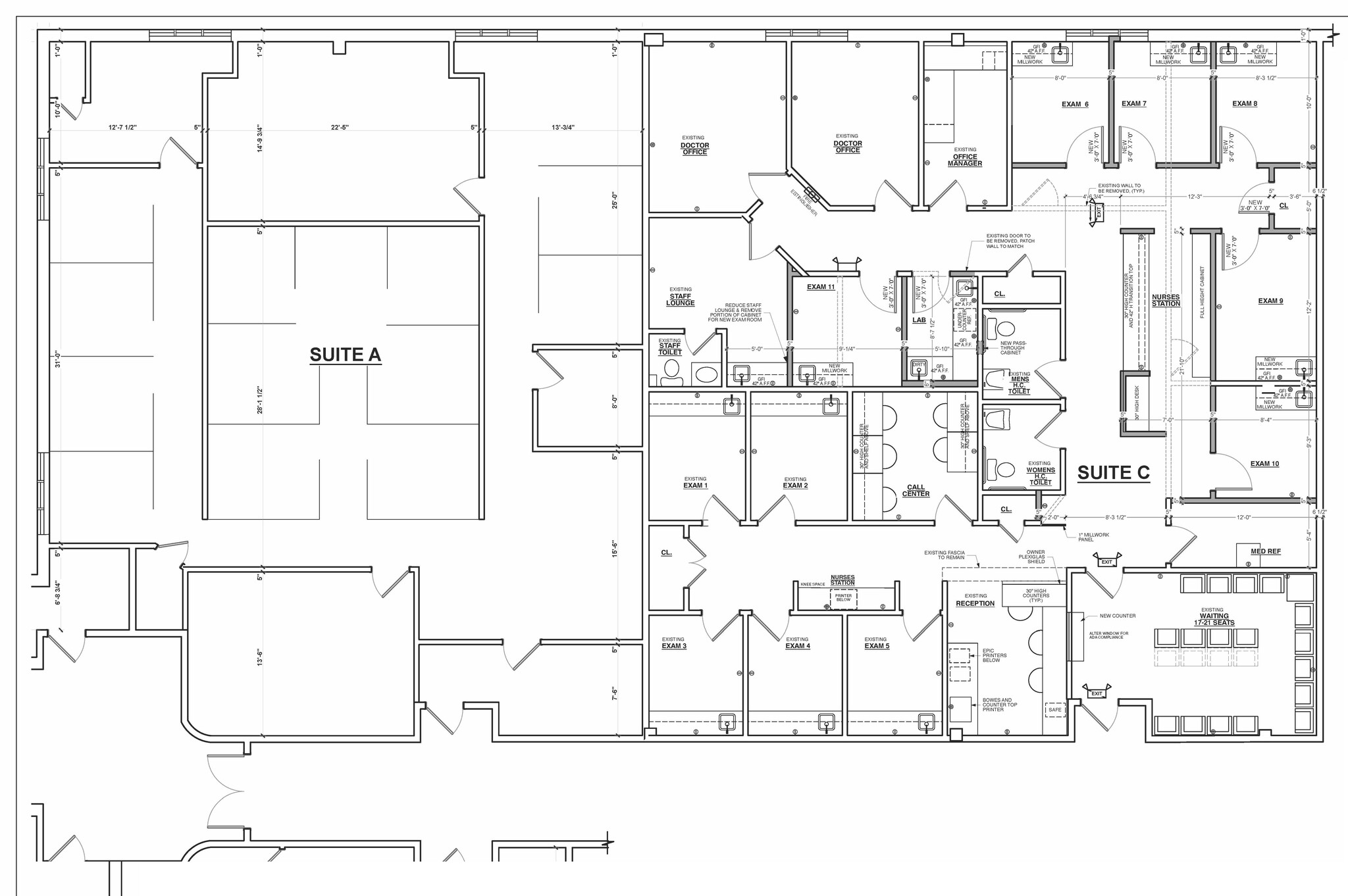 33 Medford Ave, Patchogue, NY à louer Plan d’étage- Image 1 de 1