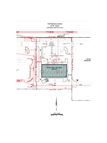 13746 Potranco rd, San Antonio, TX for lease - Site Plan - Image 2 of 3