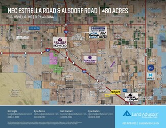 Plus de détails pour W Alsdorf Rd, Casa Grande, AZ - Terrain à vendre