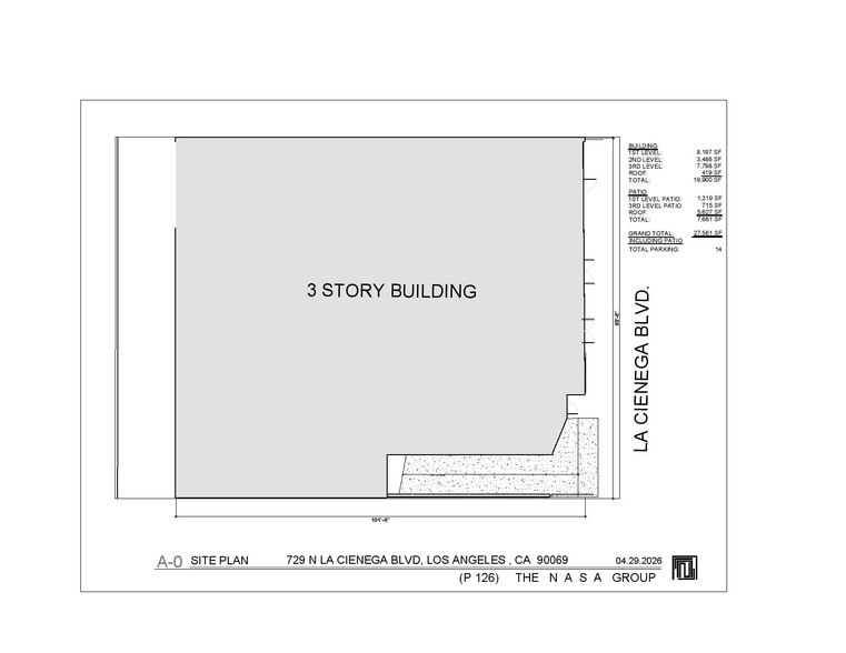729-731 N La Cienega Blvd, Los Angeles, CA for lease - Floor Plan - Image 3 of 7