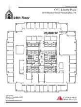 1650 Market St, Philadelphia, PA for lease Floor Plan- Image 1 of 1