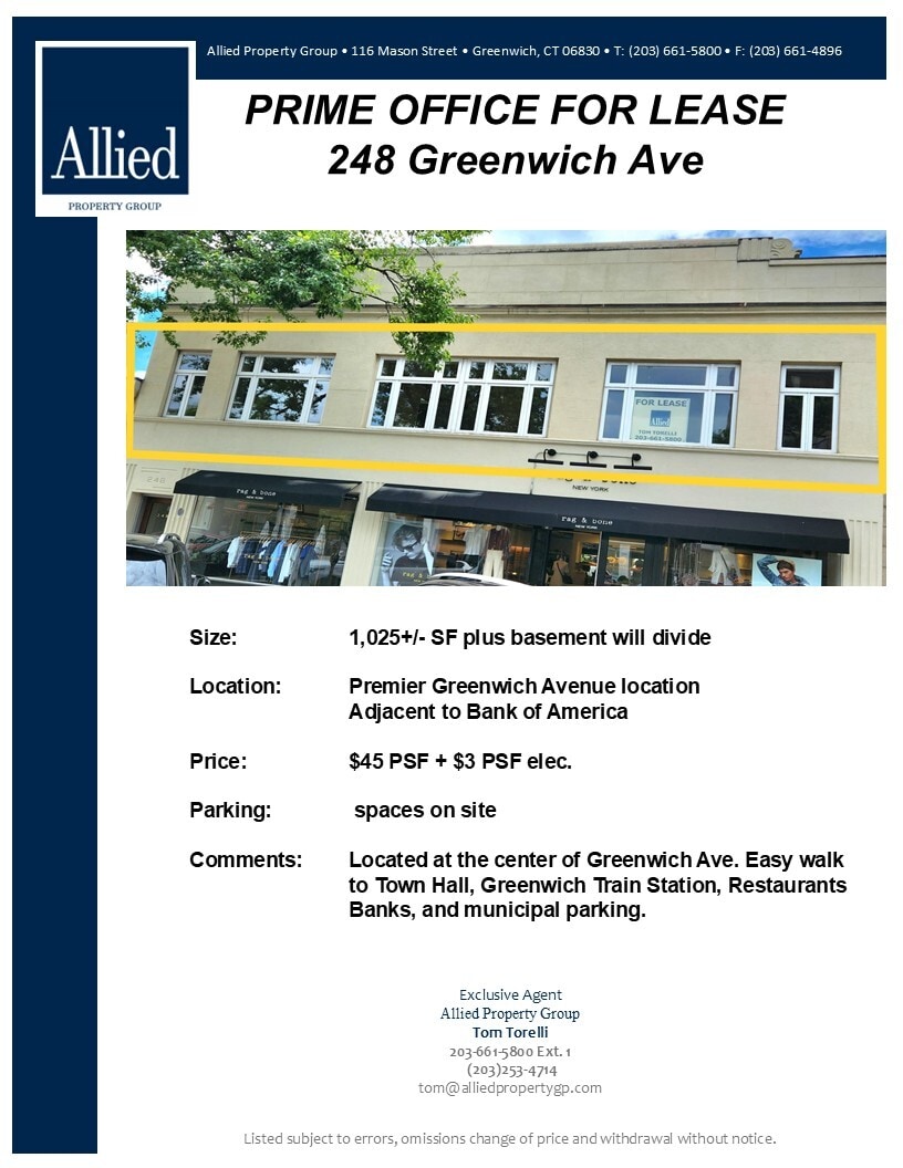 244 Greenwich Ave, Greenwich, CT for lease Primary Photo- Image 1 of 6