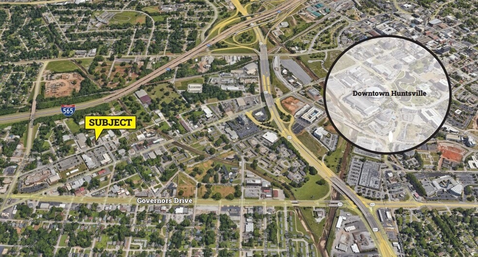 207 Lowry St NW, Huntsville, AL for lease - Aerial - Image 3 of 6