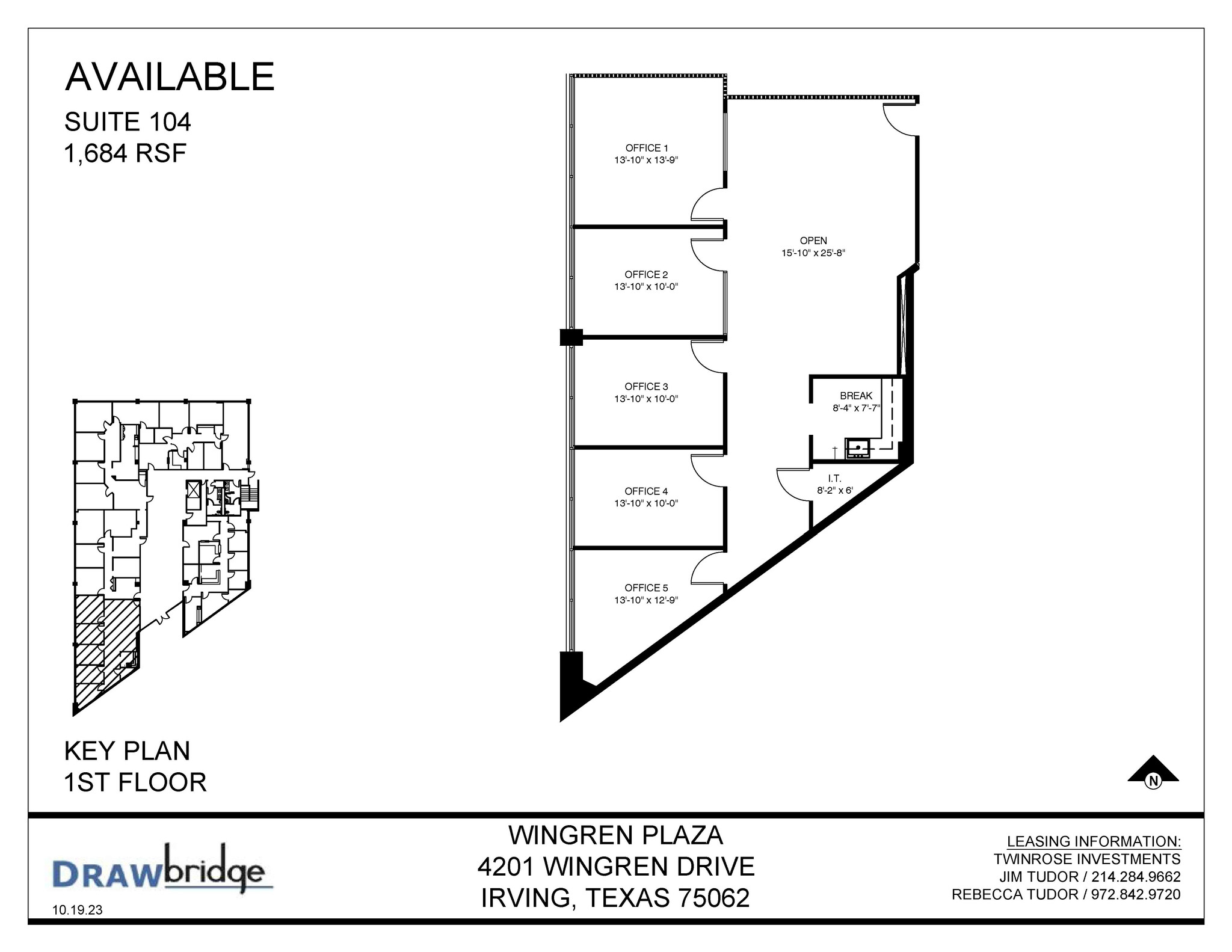 4201 Wingren Dr, Irving, TX for lease Floor Plan- Image 1 of 4