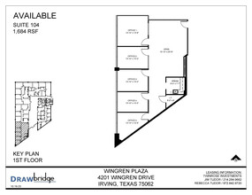 4201 Wingren Dr, Irving, TX for lease Floor Plan- Image 1 of 4