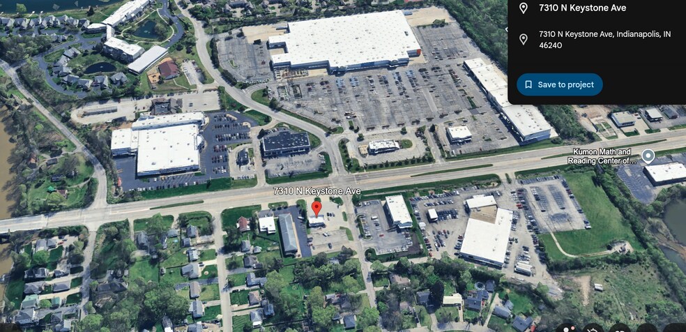 7310 N Keystone Ave, Indianapolis, IN à louer - Photo du bâtiment - Image 2 de 4