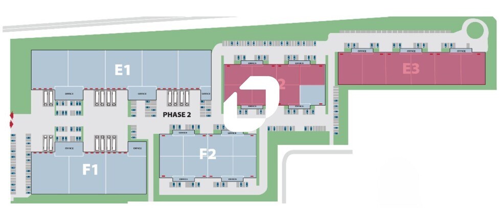 Flex in Saint-Priest for lease - Site Plan - Image 2 of 2