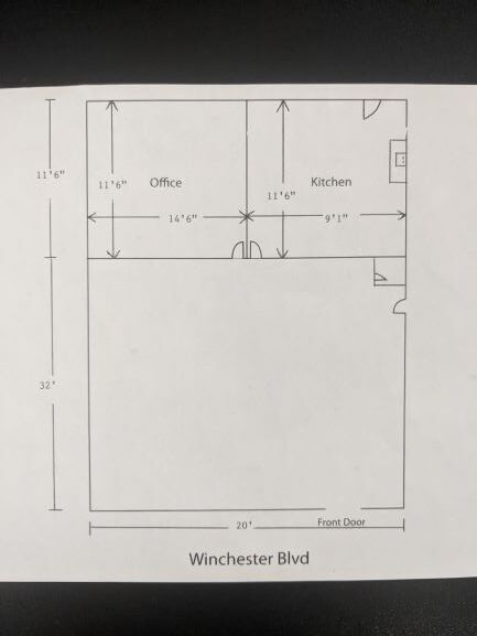 2470 S Winchester Blvd, Campbell, CA for lease - Floor Plan - Image 3 of 13