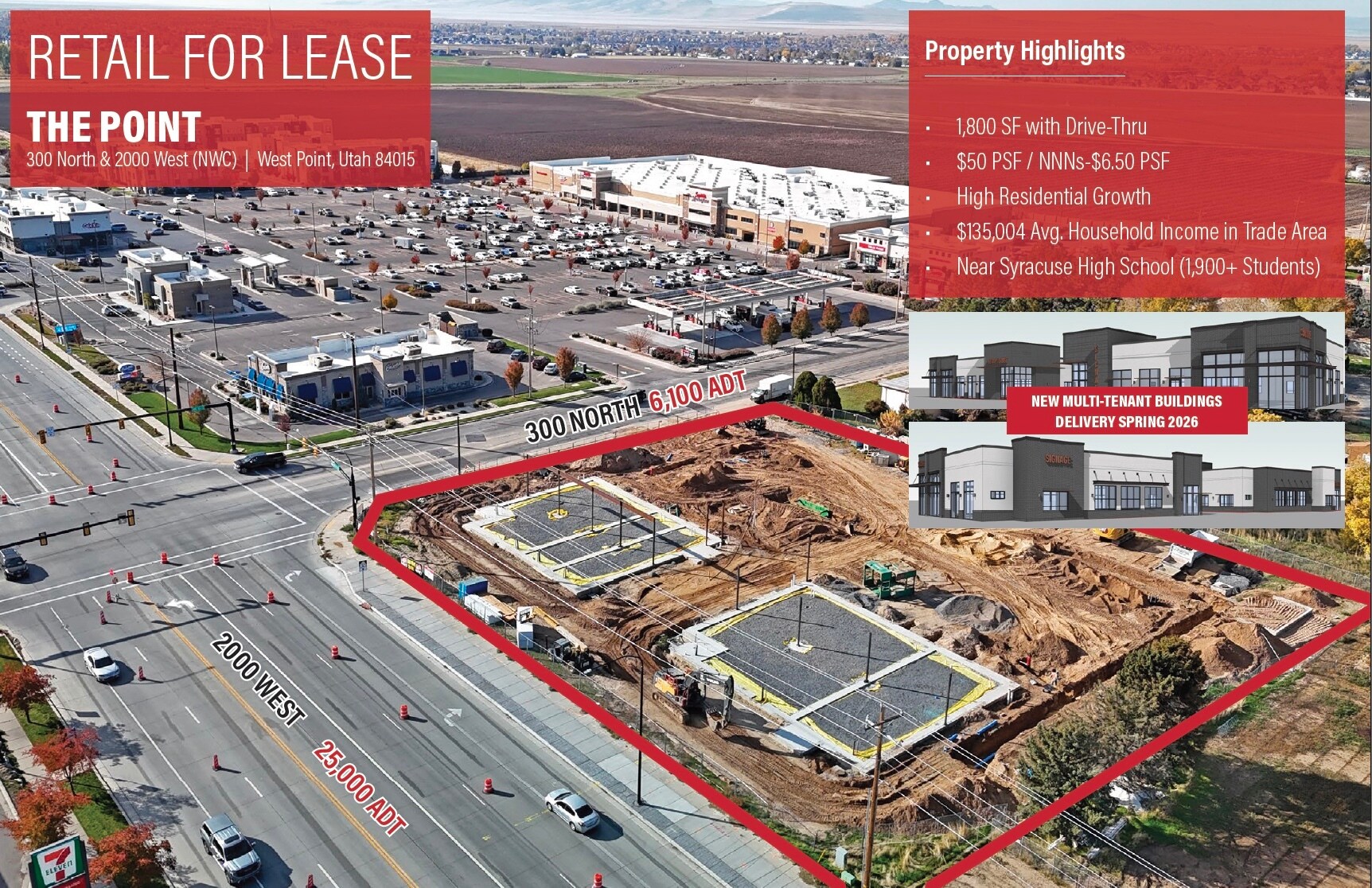 NWC 300 N 2000 W, West Point, UT for lease Primary Photo- Image 1 of 3